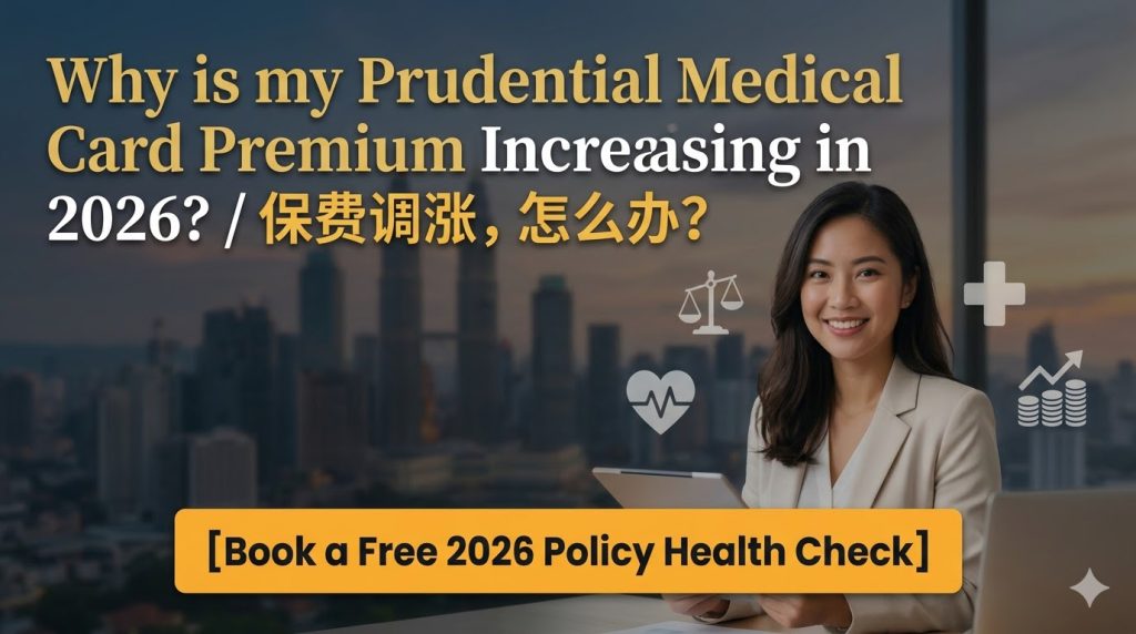 rudential insurance agent KL Penang medical card premium revision 2026 保费涨价专业分析